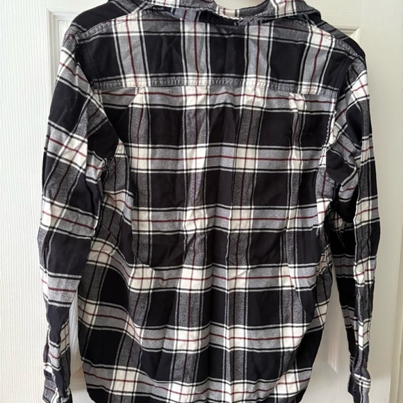 Tilley women’s plaid button down flannel long sleeve medium buffalo check - Picture 4 of 11